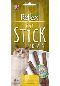 Resim Reflex Hindi ve Kuzu Etli Sticks Yetişkin Kedi Ödül Çubukları 3 x 5 G 