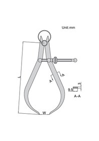 Resim Ayarlı Dış Çap Pergeli 600 MM 