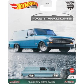 Resim Hot Wheels Hot Wheels Car Culture Premium Arabalar '64 Chevy Nova Panel FPY86-GRJ66 