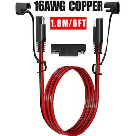 Resim Chuangyinshop Jyft 16awg Sae Uzatma Kablosu Polarite Adaptörlü 70.87inch 