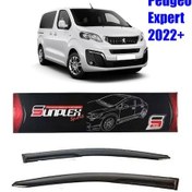 Resim Peugeot Expert Mugen Cam Rüzgarlığı 2022 Sonrası 2'li Sunplex 