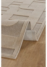 Resim Kaşmir Halı İskandinav Tora Beige 120x180 Cm Salon Mutfak Halısı Yolluk Bej 