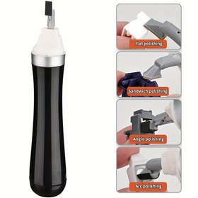 Resim M SANMERSEN Mini Elektrikli Zımpara - Taşınabilir Alternatif Parlatma ve Taşlama Aracı, Hobiler ve DIY Tutkunları İçin, ABS Malzeme, 4 Modlu Ayarlanabilir (Düz, Sandviç, Açı, Kavis), DIY Aracı | Kompakt Zımpara | Ayarlanabilir Zımpara 