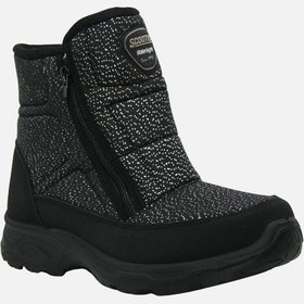 Resim Scooter Z7449tsq Siyah Simli Kadın Watertıght Kar Botu Siyah 