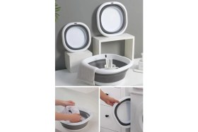 Resim Akordiyonlu Katlanabilir Badya Leğen 5 Litre - Katlanabilir Yer Kaplamayan Badya ve Leğen 