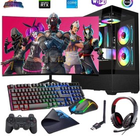 Resim I5 13400F 16GB DDR4 512GB M2 8GB RTX4060 24\ 100Hz Mon. Oyun Bilgisayarı (Gaming SET) 