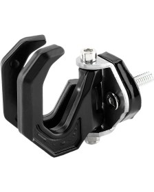 Resim Creatorally Evrensel Motosiklet Bagaj Çantası Modifiye Alüminyum Alaşımlı Askı Kancası Tutucu Siyah / Gümüş (Yurt Dışından) 