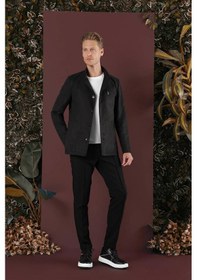 Resim Ka 080 Slim Fit Siyah Spor Kaban Siyah 