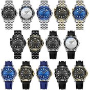 Resim Novahub Siyah Silikon Gümüş Altın Bınbond B2820 Su Geçirmez Spor Kuvars İzle, Çok Renkli Çok Renkli 