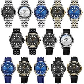 Resim Novahub Siyah Silikon Gümüş Altın Bınbond B2820 Su Geçirmez Spor Kuvars İzle, Çok Renkli Çok Renkli 