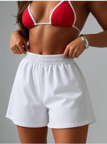 Resim 8base Spor Şortları 222765114 Beyaz 