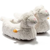 Resim Twigy Kuzu Kadın Hayvanlı Panduf Beyaz 36/41 AA0652 Beyaz 