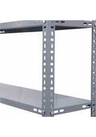 Resim Raf Burada 5 Katlı Galvaniz Çelik Raf - Depo, Arşiv, Kiler, Dosya, Market Rafı-31x60x200 cm- 1.00 mm 