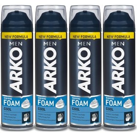 Resim Arko Men Cool Tıraş Köpüğü 4 x 200 ML 