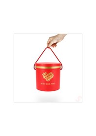 Resim Just For You Silindir Hediye Kutusu 13 Cm Küçük Boy Kırmızı 