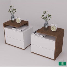 Resim Komodin 2'li Kulpsuz Bas Açlı 