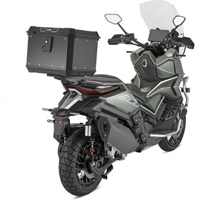 Resim Kappa KMX500B Alüminyum Motosiklet Arka Çanta Siyah 50 Lt 