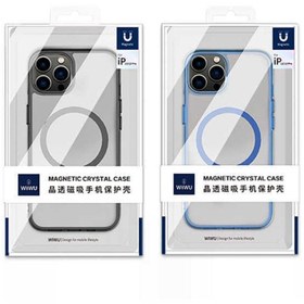 Resim WIWU Iphone 14 Pro Max Magsafe Şarj Özellikli Lens Korumalı Şeffaf Silikon Kapak 
