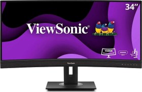 Resim Viewsonic VG3456C 34" UWQHD Ergonomik 100W USB C ve RJ45'li 21:9 Curved Docking Profesyonel Monitör 