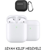 Resim TrkTech Air 2. Nesil Beyaz ios Android Uyumlu Kablosuz Şarj Özellikli Kılıf Hediyeli Bluetooth Kulaklık 