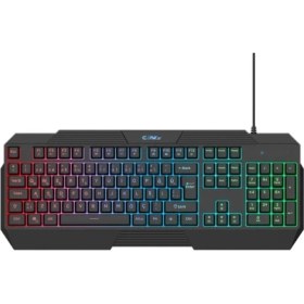 Resim Claw's Thunderstrike Rgb Işıklandırma - 1000Hz Polling Rate - Örgü Kablolu Membran Oyuncu Klavyesi 