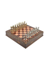 Resim Gifthome Metal Satranç Takımı-seti büyük pegasus parlak gül sandı 