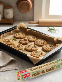 Resim grimorlife 6 Adet 10 Yaprak Ağartılmamış Doğal Hazır Kesilmiş Yağlı Pişirme Fırın Kağıdı- Fırın&Airfryer Kağıdı 