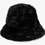 Resim Kadın Peluş Bucket Şapka 