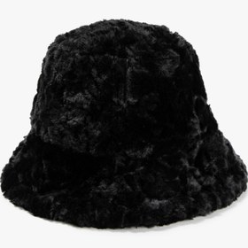 Resim Kadın Peluş Bucket Şapka 