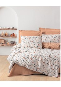 Resim Cotton Box Rnf Minimal Tek Kişilik Nevresim Takımı-onıks Karemel Karamel 