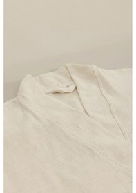 Resim Raw Pamuk Keten Natural Kimono S-m 1515a Natürel 