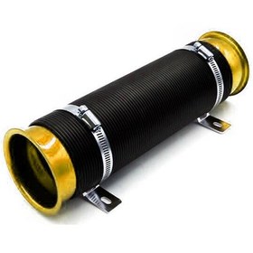 Resim Teltree 76mm Motor Performans Artırıcı Soğuk Hava Girişi Genişletilebilir Flex Boru - Altın 