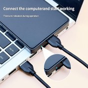 Resim Taşınabilir USB 3.0 Harici Sabit Disk 320GB/500GB Büyük Kapasite, Tak ve Çalıştır 6.35cm Harici Depolama için Laptop, Dayanıklı NTFS Dosya Sistemi, Oyunlar, Ofis, Fotoğraflar, Videolar için Anında Veri Aktarımı, Taşınabilir Sabit Sürücü 