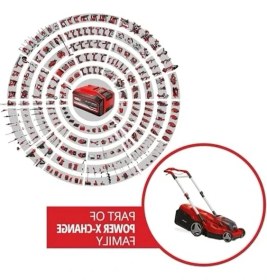 Resim Die Grup Akülü Çim Biçme Makinesi, 36V ve 6 Kademeli Kesim Yüksekliği 