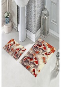Resim Multi Kaymaz Taban Balık Banyo Paspas Bp-23 çok renkli 