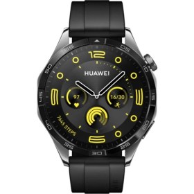 Resim Siyah Watch Gt4 46MM - Siyah 200-300 Mah Huawei Türkiye Garantili 46 mm 2 Yıl Siyah Siyah 