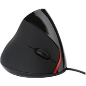 Resim Vaorlo Kablolu Dikey Fare Ergonomik Elleri Koruyun Fareler Bilgisayar Dizüstü Ofis Faresi 