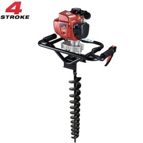 Resim Gardenpro Gx50 Toprak Burgu Makinası 4 Zamanlı Motor 100 MM 