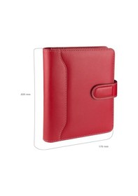 Resim Organizer Ajanda Tarihsiz Kareli 17x22 CM - Kırmızı 