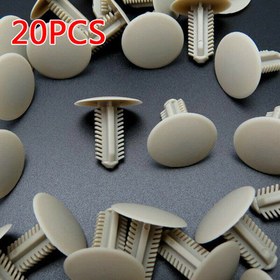 Resim 20 adet POM Plastik Araba Tavan Klipsleri - Vidalı Kapak Trimli Dayanıklı Tavan Paneli Sabitleyiciler, Güvenli Uyum için Ergonomik Tasarım, 63399~26050 Modelleri için, Araç Tavani Aksesuarları, Pürüzsüz Yüzey, Güvenilir Bağlantı, Araç Bakımı 