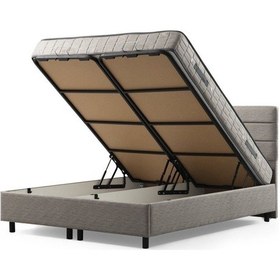 Resim 150x200 Motya Baza Başlık Seti - Açık Gri 