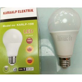 Resim KARAALP ELEKTRİK Karaalp 15w Led ampül beyaz ışık (5 adet) 