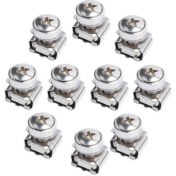 Resim 2 Adet 10 Paket M5 Kafes Kuruyemiş Vida Çamaşır Makineleri Raf Dağı Veri Dolapları Için 16MM 2 Adet 