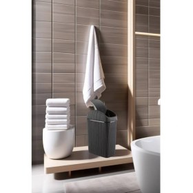 Resim Mini Çöp Kovası, Mutfak, Banyo, Tuvalet, Ofis Çöp Kutusu Siyah 