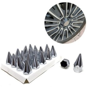 Resim Carmind Mermi Sivri Bijon Kapağı Krom Renk 19mm 