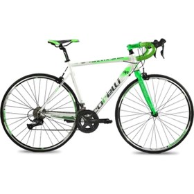 Resim Corelli Sprint KR300 Sora 18 Vites V Fren 28 Jant Yol Yarış Bisikleti Beyaz Yeşil 54 Kadro 