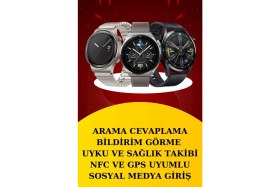 Resim Krm Dijital Göstergeli Bluetooth Kulaklık ve Bildirim Görebilen Akıllı Saat Alarm ve Titreşim 