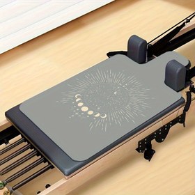 Resim Bir Baskılı Pilates Core Yataklı Yoga Mat, Ter Emici ve Kaymaz Tasarımıyla Geliştirilmiş Reformer Pedi - Ev Fitness Ekipmanlarını Koruma İçin Uygun: Yoga, Pilates, Jimnastik, Egzersiz & Antrenman için Ideal, Reformer Makinesi Aksesuarı,Temel Antrenmanlar,Pilates Reformer Pedi,Desenli Egzersiz Matı 