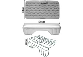 Resim Blooma Araç Içi Şişme Yatak Çakmaklık Pompalı 130X80X40 cm Siyah 
