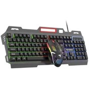Resim Torima TMK-06 Gaming RGB Işıklı Kablolu Q Klavye Mouse Set 
